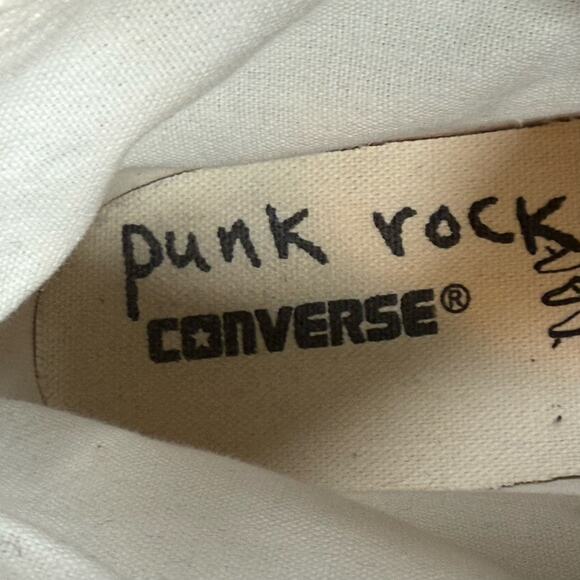 Converse Kurt Cobain All Star Black High Tops Men’s 10 Punk Rock FREE SHIPPING - Picture 5 of 11